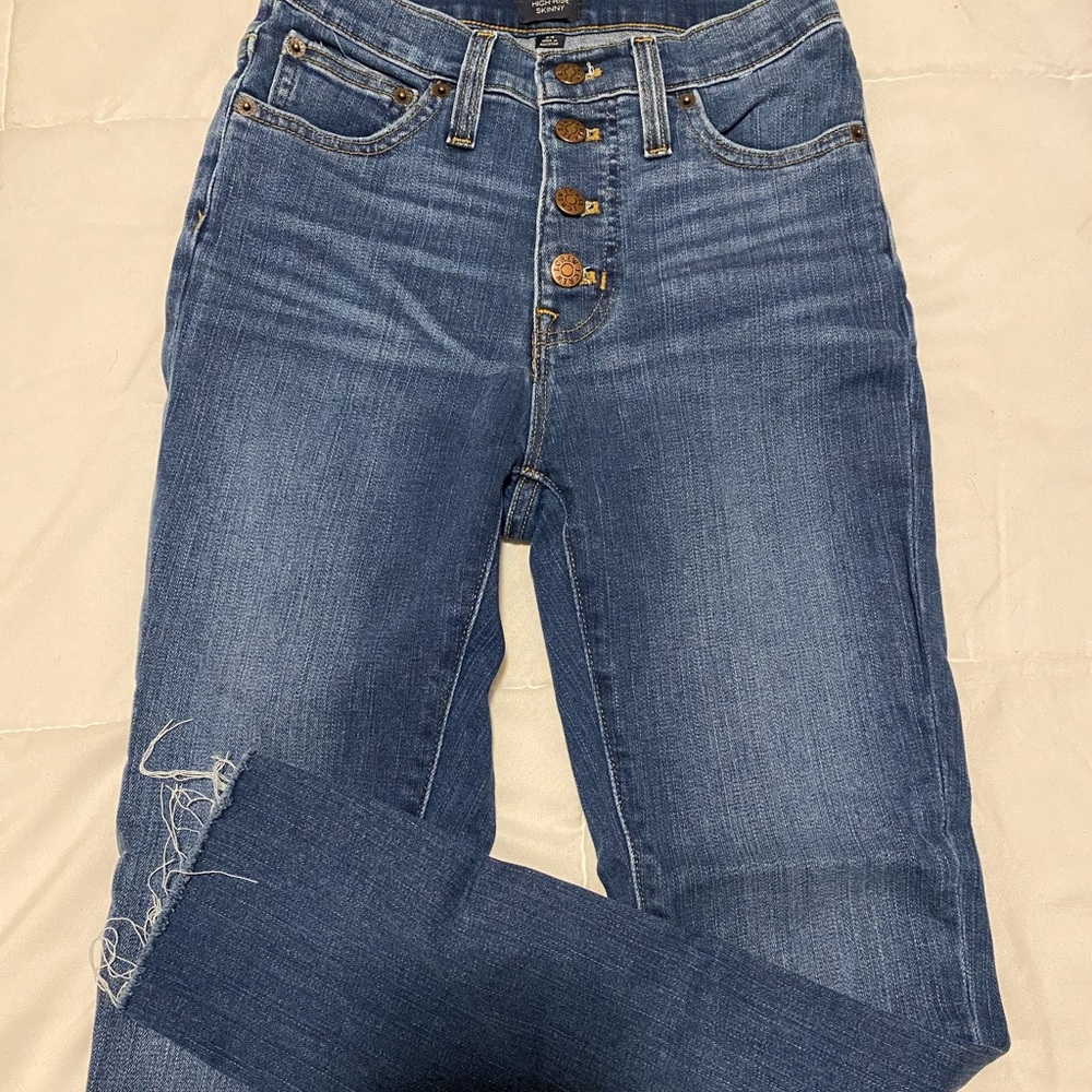 J Crew high rise skinny